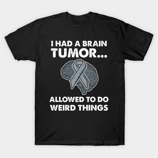 Brain Tumor Survivor Recovery Gift T-Shirt by Fresan